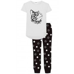 Kitten Pyjamas - Black/White