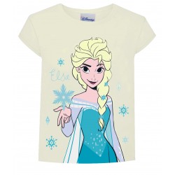 Disney Frozen T Shirt - Cream