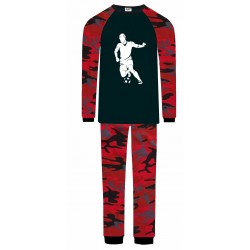 Footballer Pyjamas - Red Camo