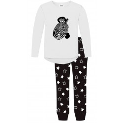 Girls Zebra Long Pyjamas -...