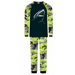 Shark Pyjamas - Green Camo