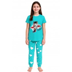 England Rugby Pyjamas - Cyan
