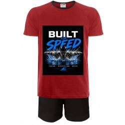 Swimming Short Pyjamas - Red