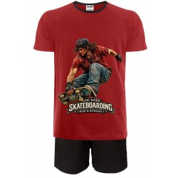 Skateboard Short Pyjamas -...