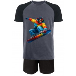 Snowboarder Short Pyjamas -...