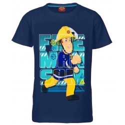 Fireman Sam T Shirt - Navy