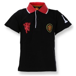 Man Utd Polo Shirt - Black